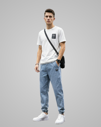 Men’s Drawstring Jogger Jeans