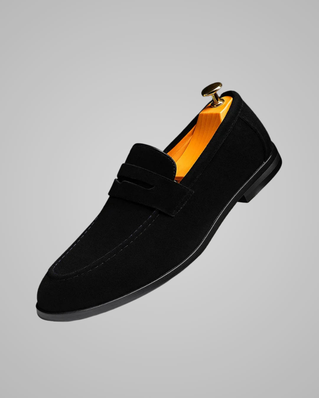 Men's Dress Penny Loafers in Black