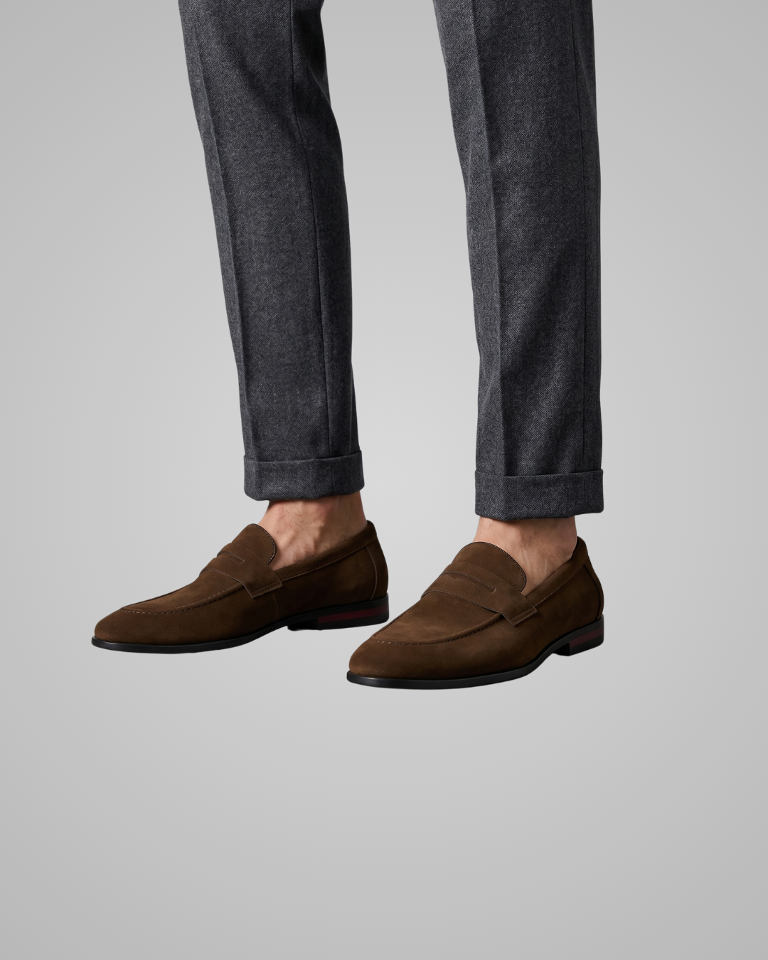 Men's Dress Penny Loafers in Brown