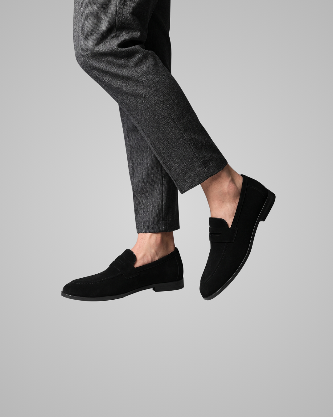 Men's Dress Penny Loafers in Black