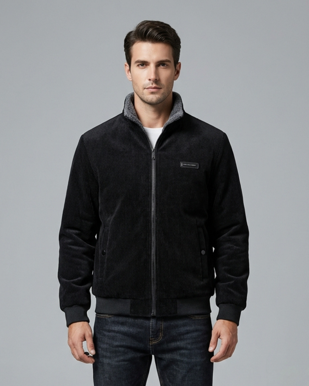 MatteoCollectionStylishCorduroyJacketwithWarmLiningDurableWinterOuterwearforComfortandElegance_2