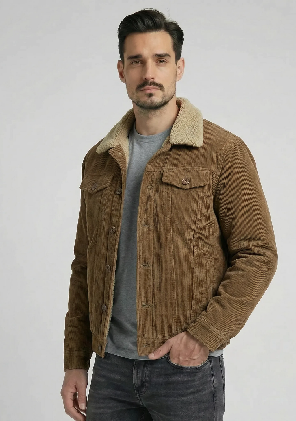 Mens_Corduroy_Padded_Spring_Jacket