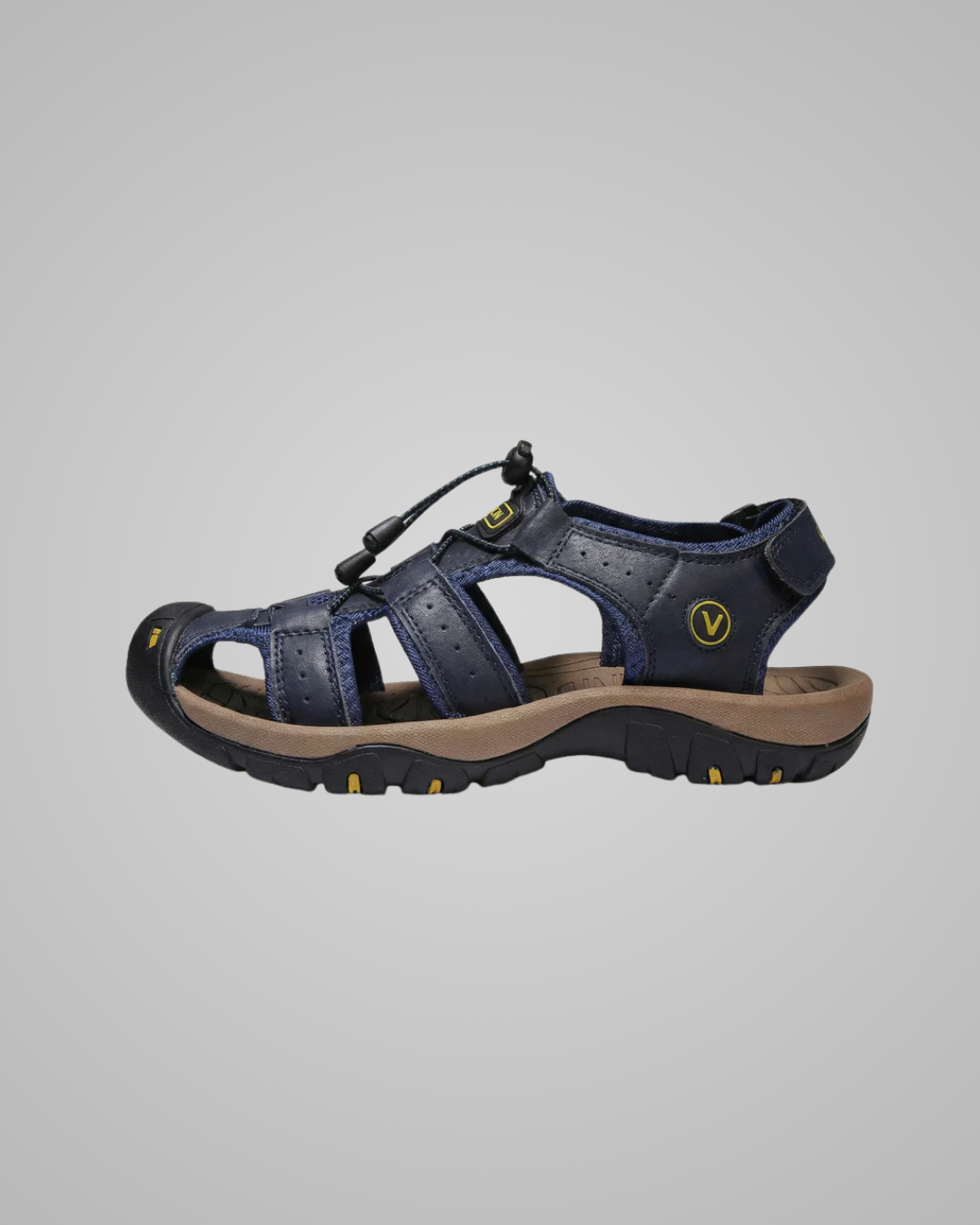 Men's Closed Toe Hiking Sandals in Blue