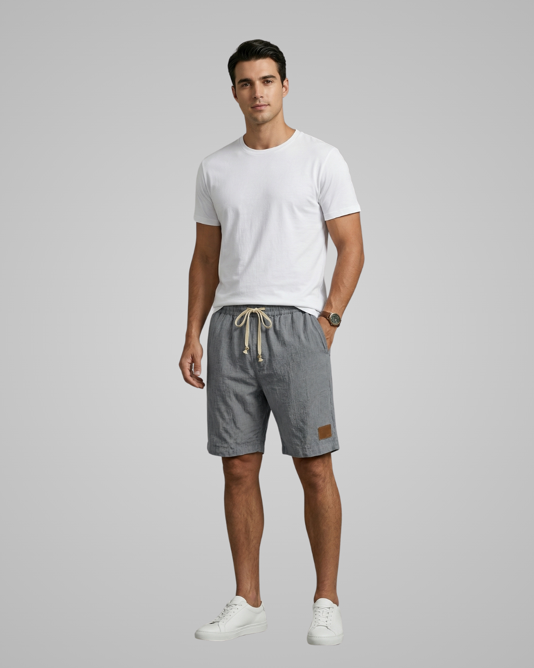 Men's Corduroy Drawstring Shorts