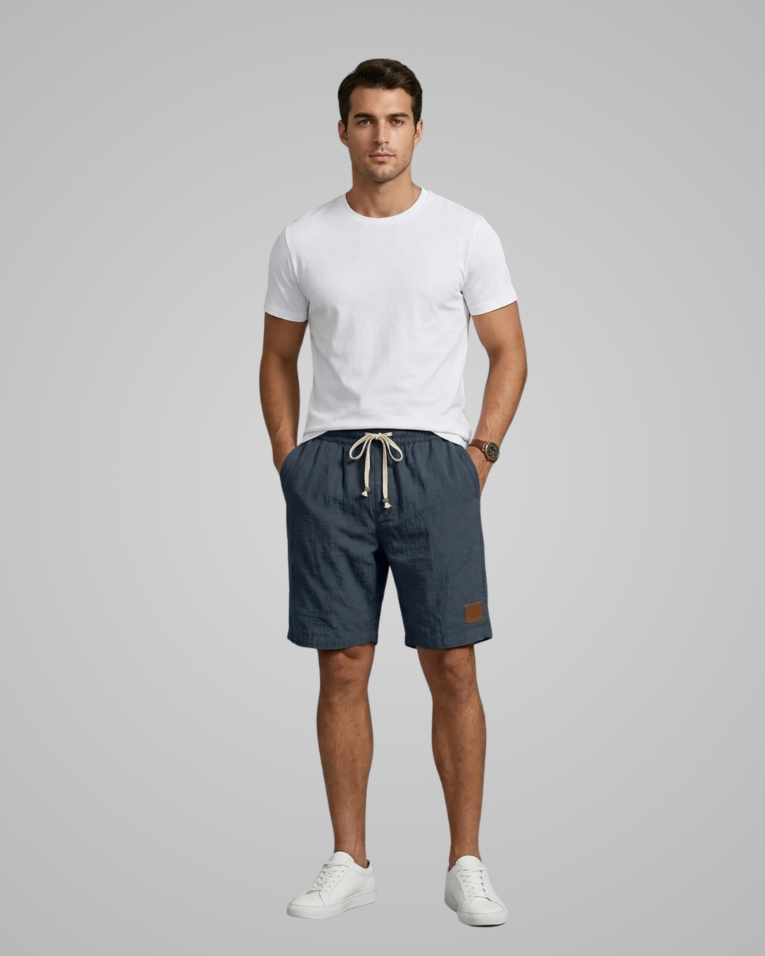 Men's Corduroy Drawstring Shorts