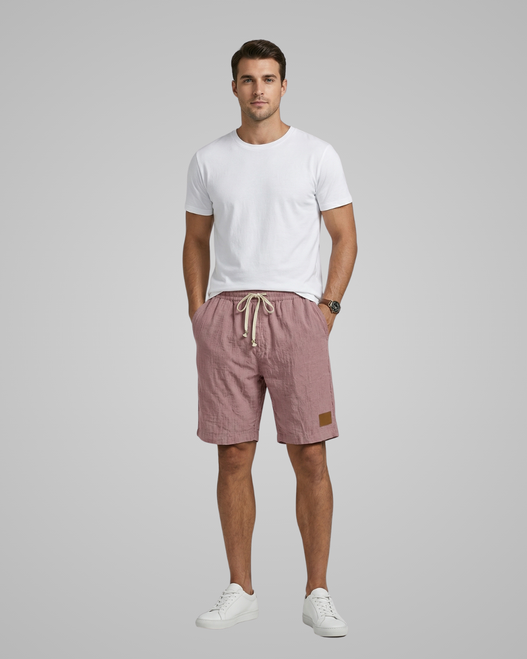 Men's Corduroy Drawstring Shorts