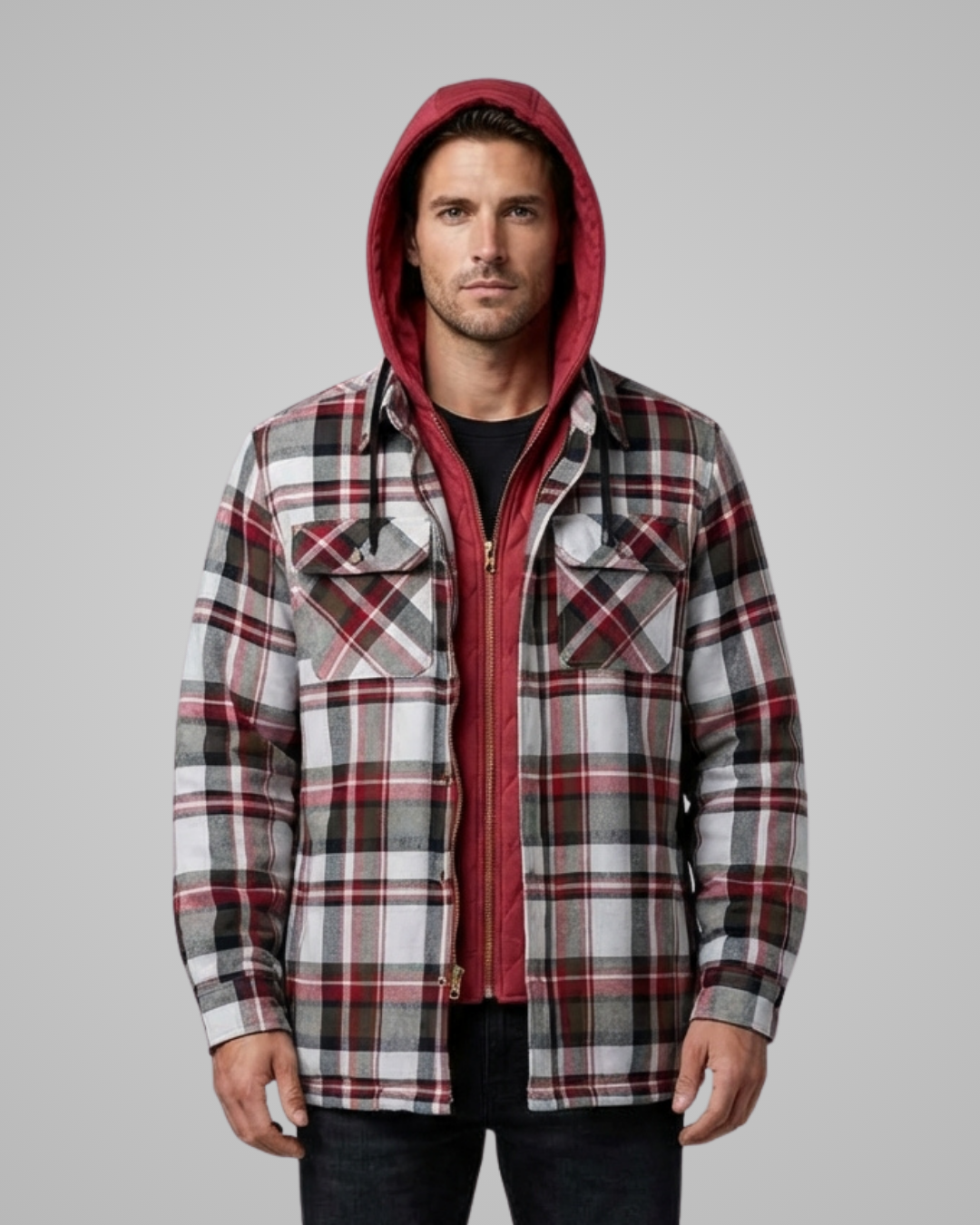 Men's Flannel Quilted Spring Jacket