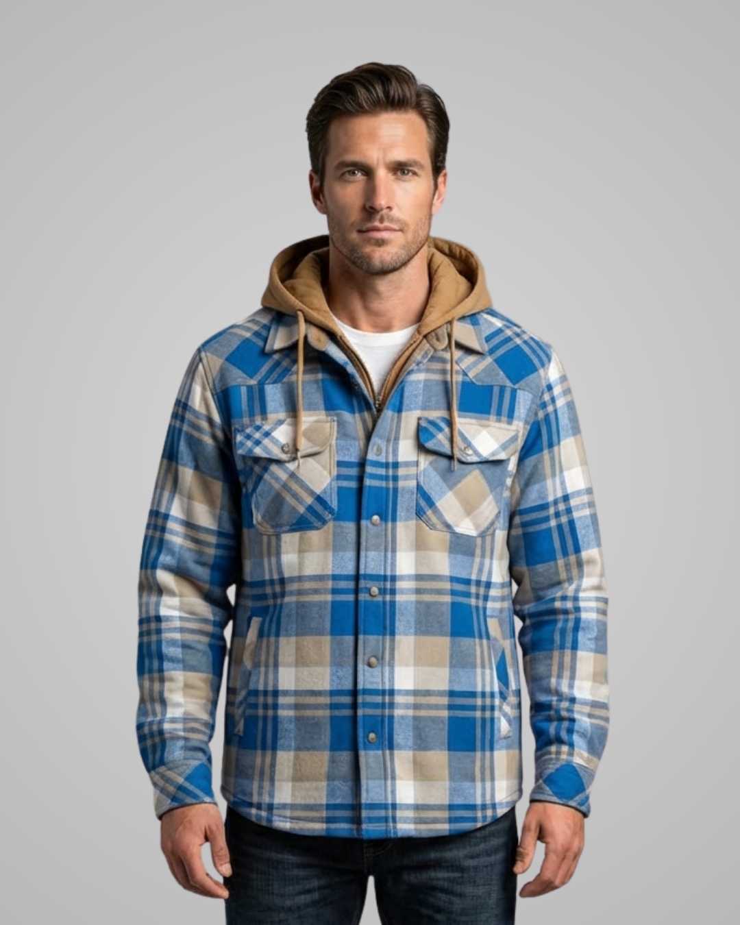Men's Flannel Quilted Spring Jacket