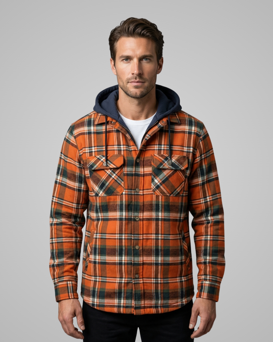 Men's Flannel Quilted Spring Jacket