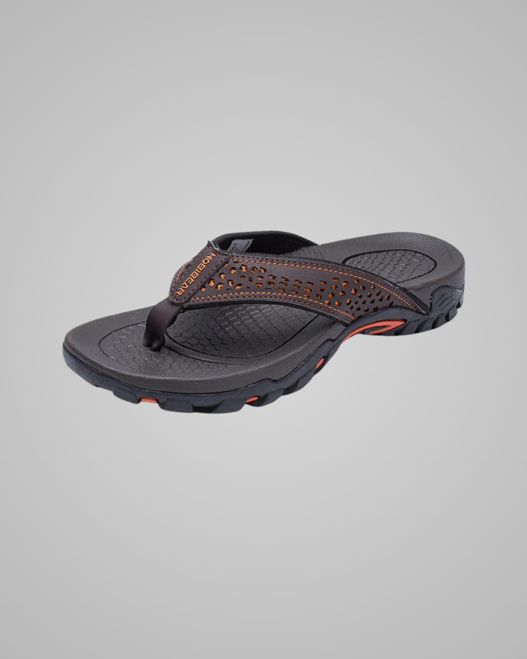 Men's Grip Sandals in Dark Brown