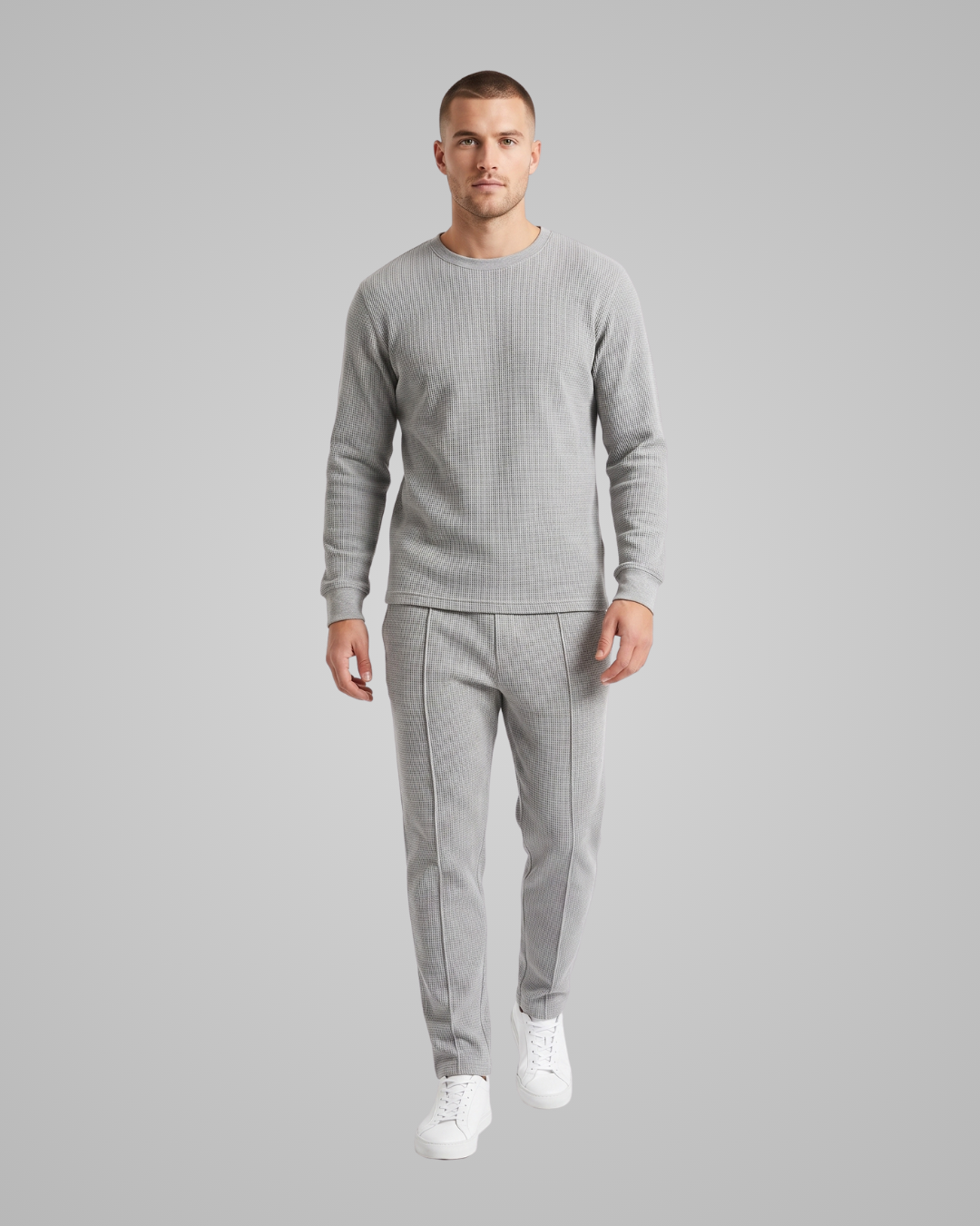 Men's Knit Lounge Tracksuit Set
