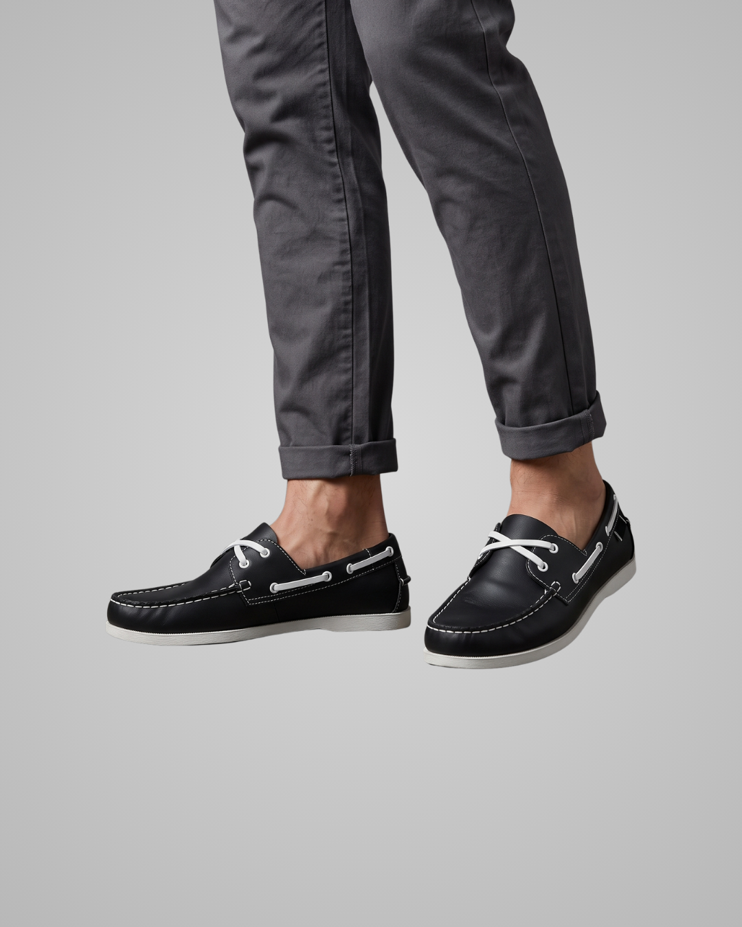 Men's Round Toe Canvas Loafers