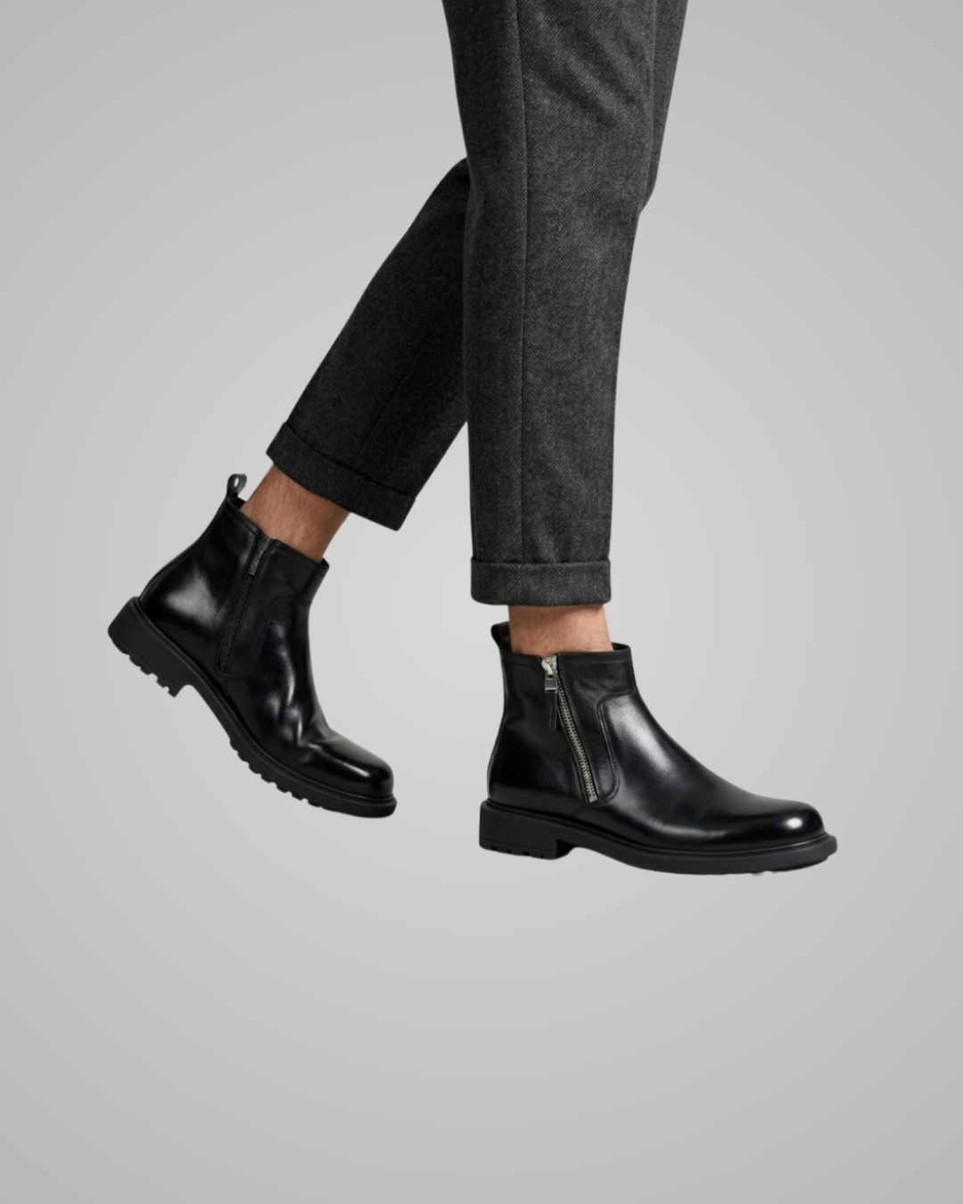 Men's Side Zip Ankle Boots