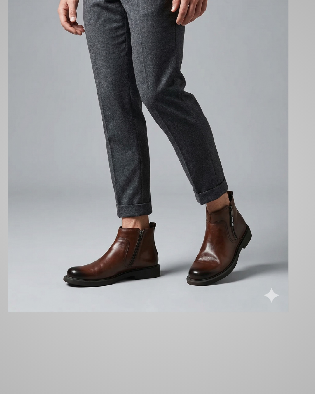 Men's Side Zip Ankle Boots