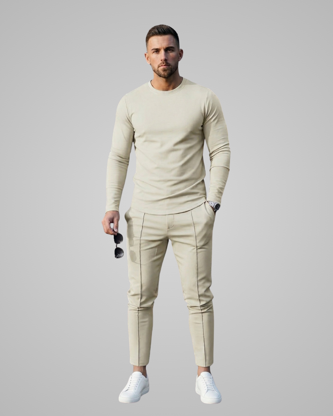 Men's Slim Fit Tracksuit Set