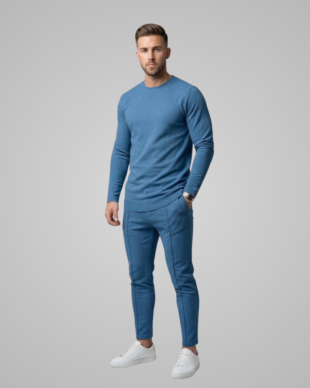 Men's Slim Fit Tracksuit Set