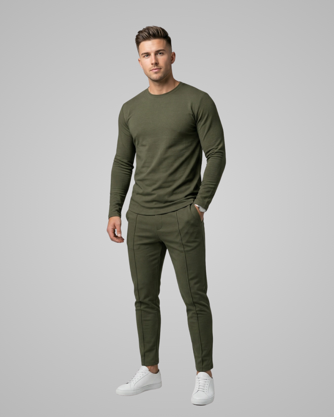 Men's Slim Fit Tracksuit Set