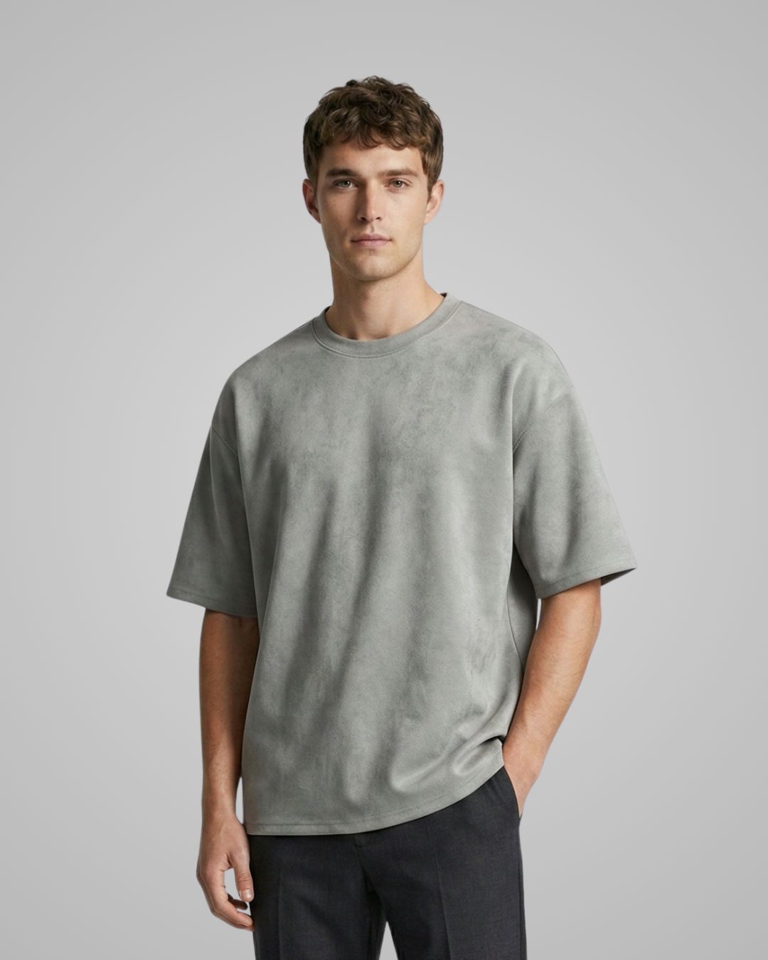 Men's Solid Color Oversized T-Shirt