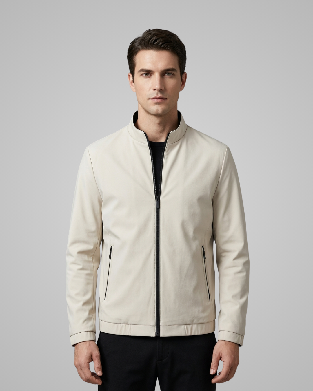 Men_sSpringJacketCollarlessBomber_2