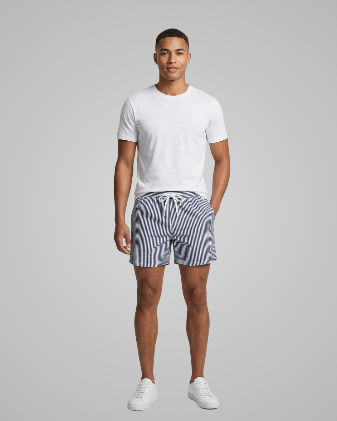 Men's Striped Summer Shorts