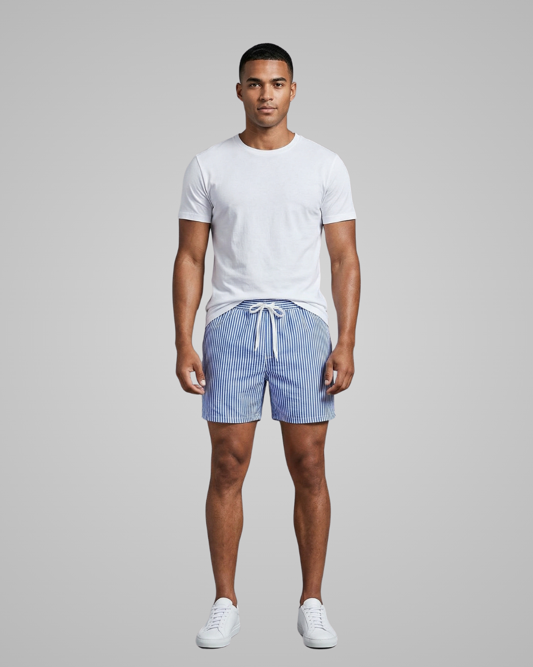 Men's Striped Summer Shorts