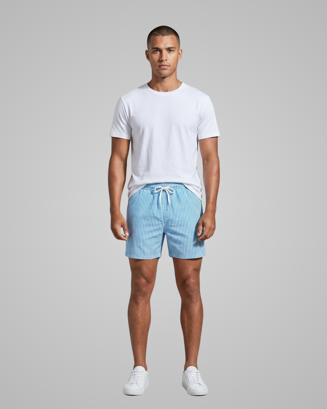 Men's Striped Summer Shorts