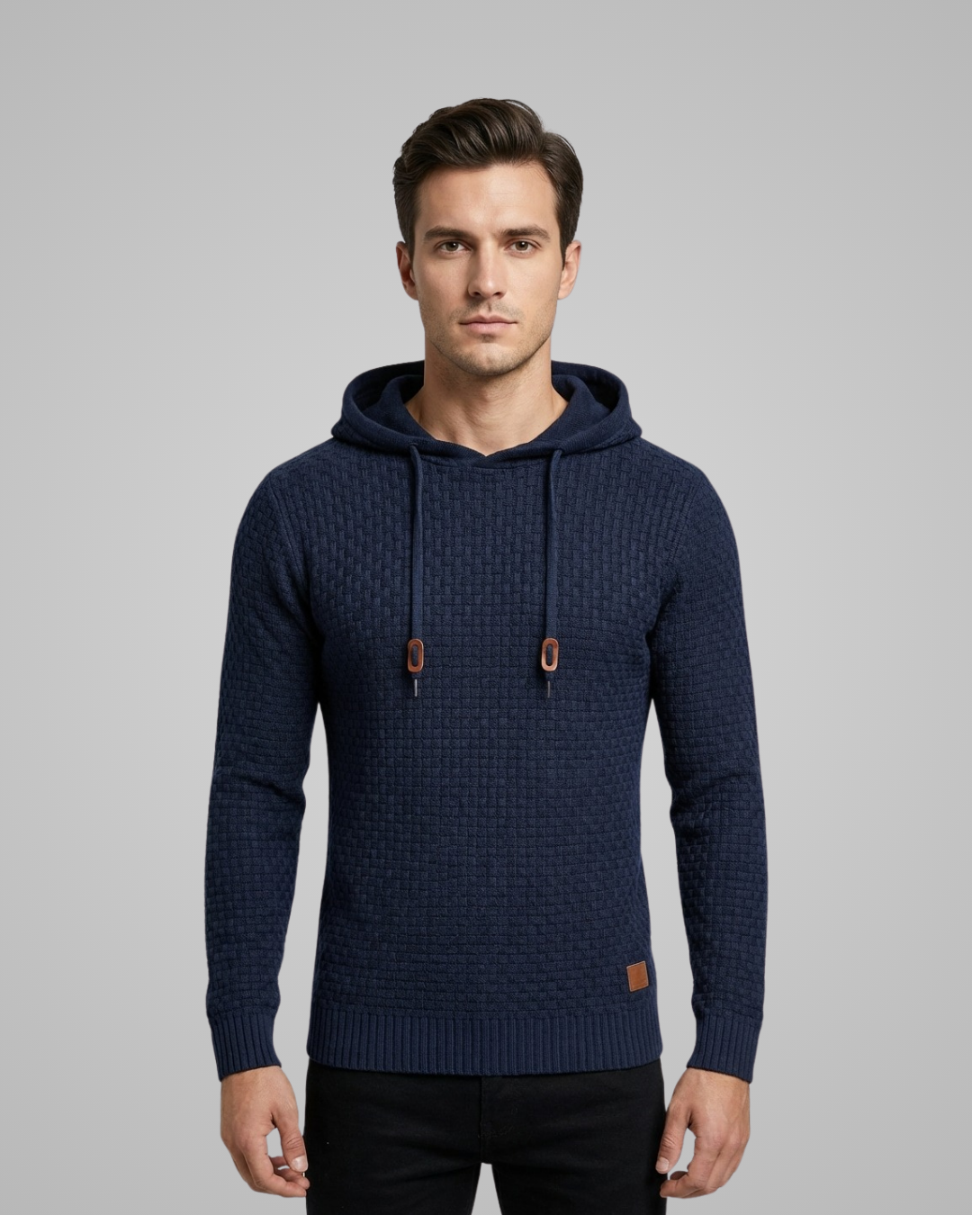 Men's Waffle Knit Hoodie