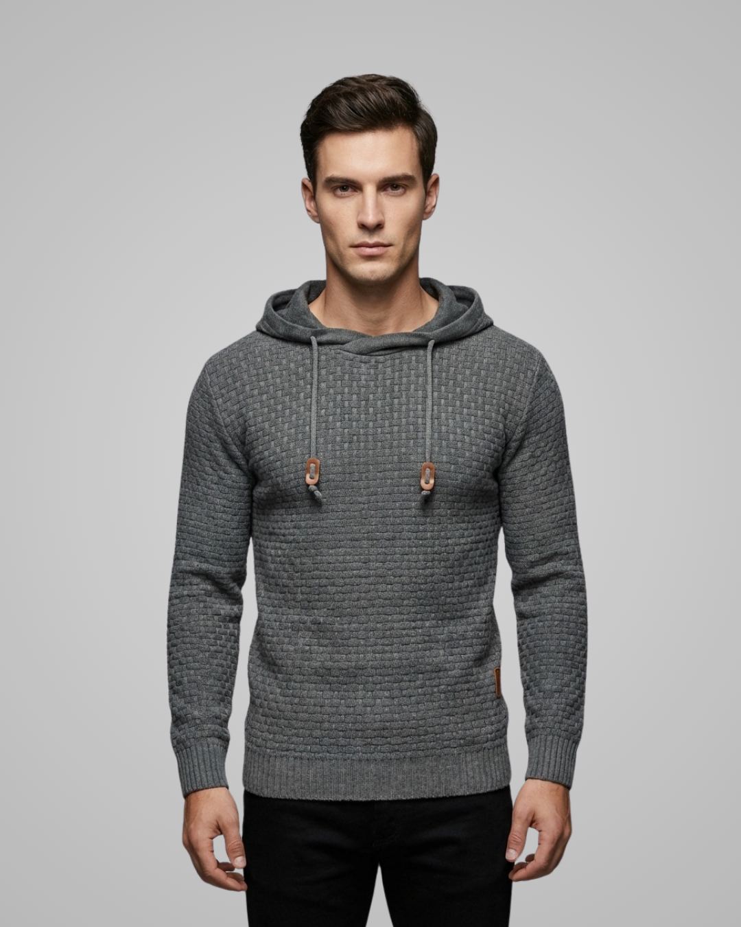 Men's Waffle Knit Hoodie