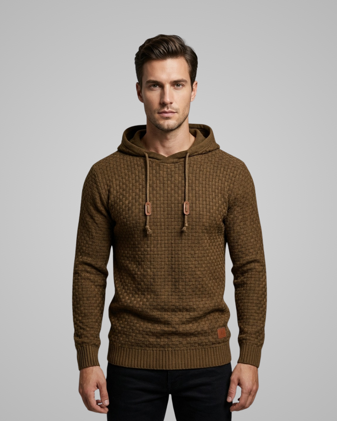 Men's Waffle Knit Hoodie