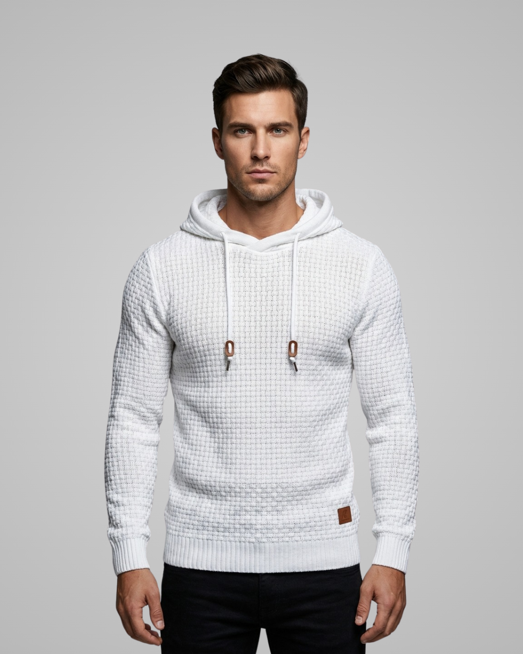 Men's Waffle Knit Hoodie
