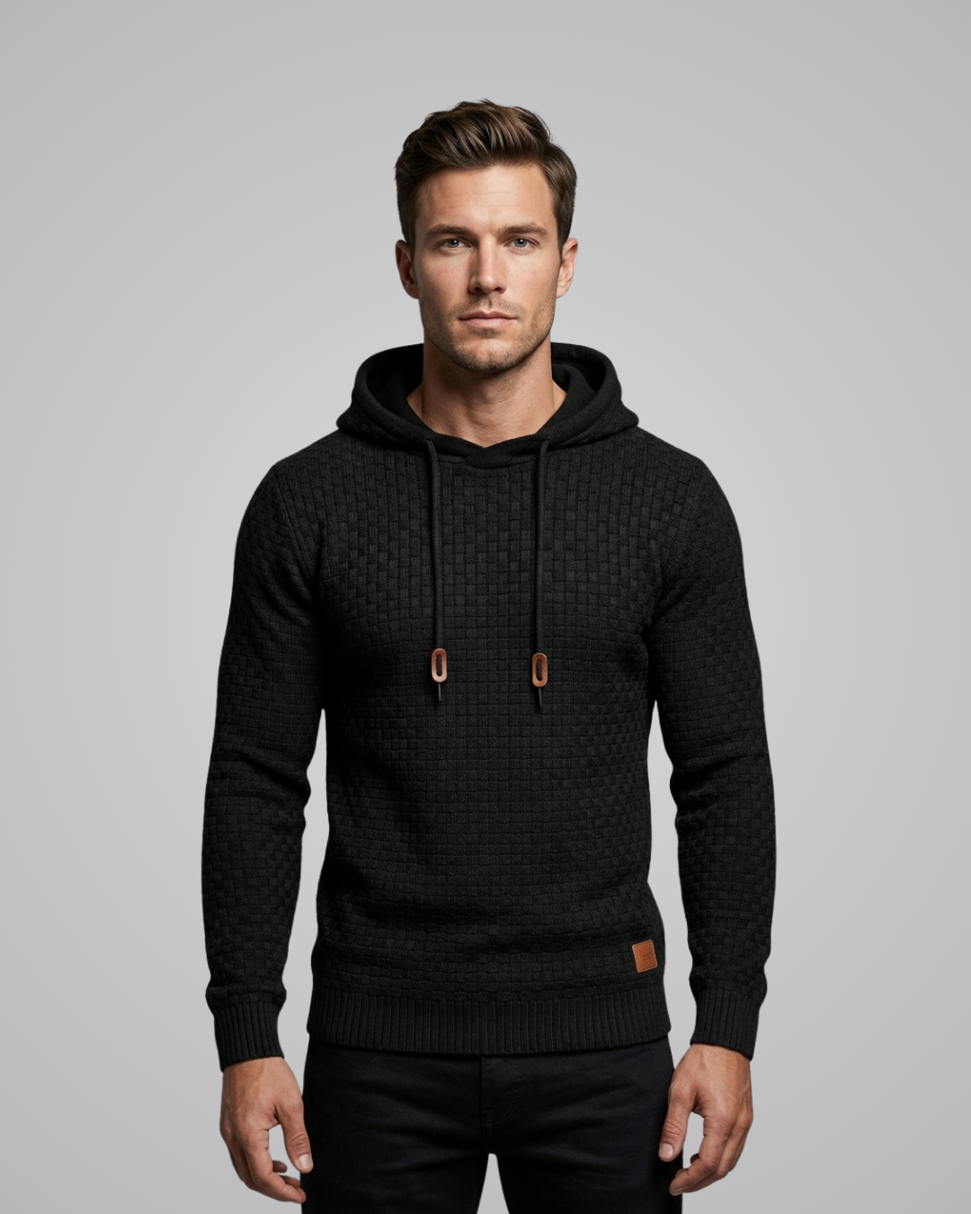 Men's Waffle Knit Hoodie