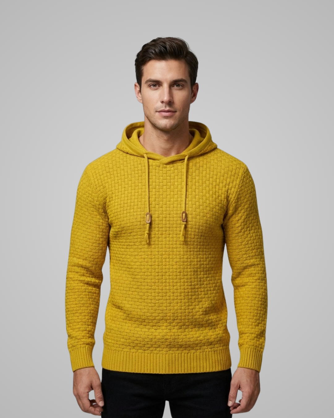 Men's Waffle Knit Hoodie