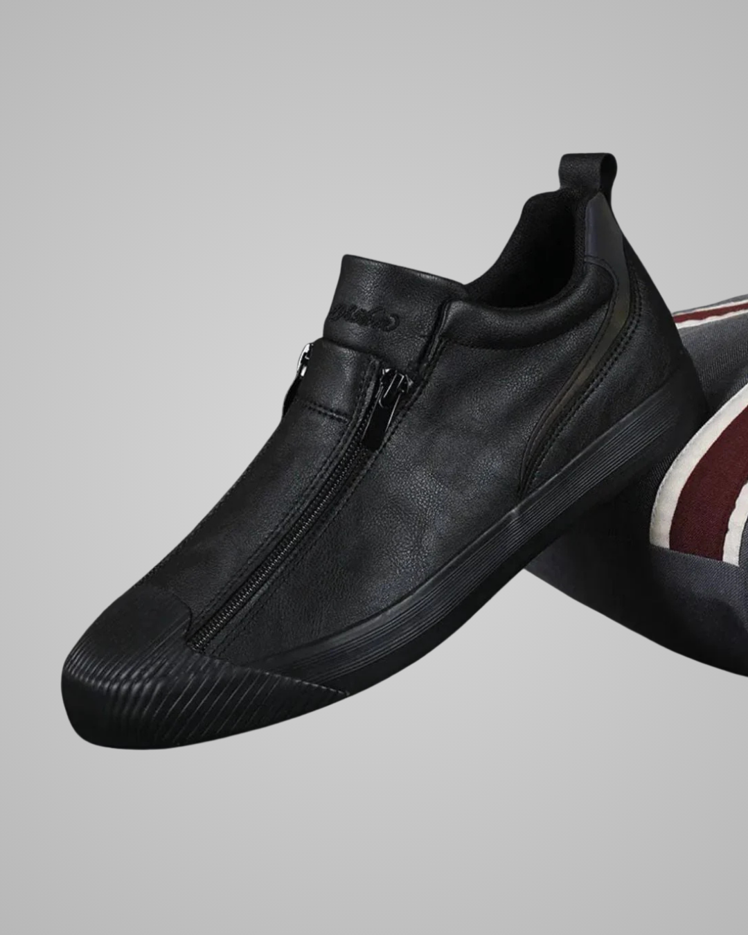 Men's Zip-Up Casual Sneakers