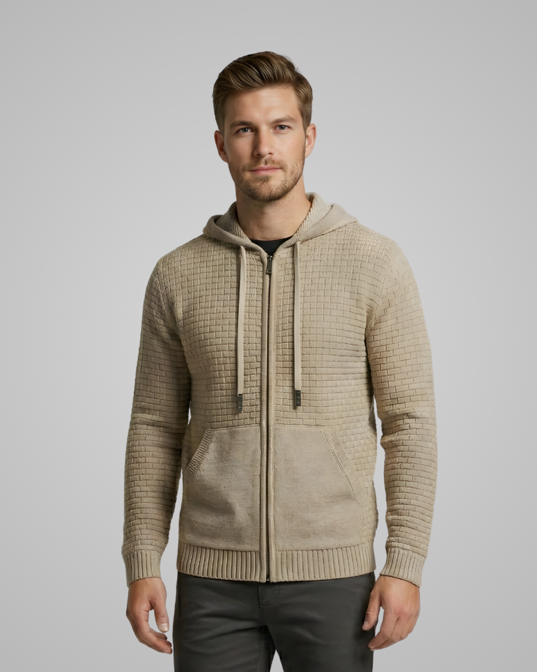 Men's Casual Full Zip Hoodie