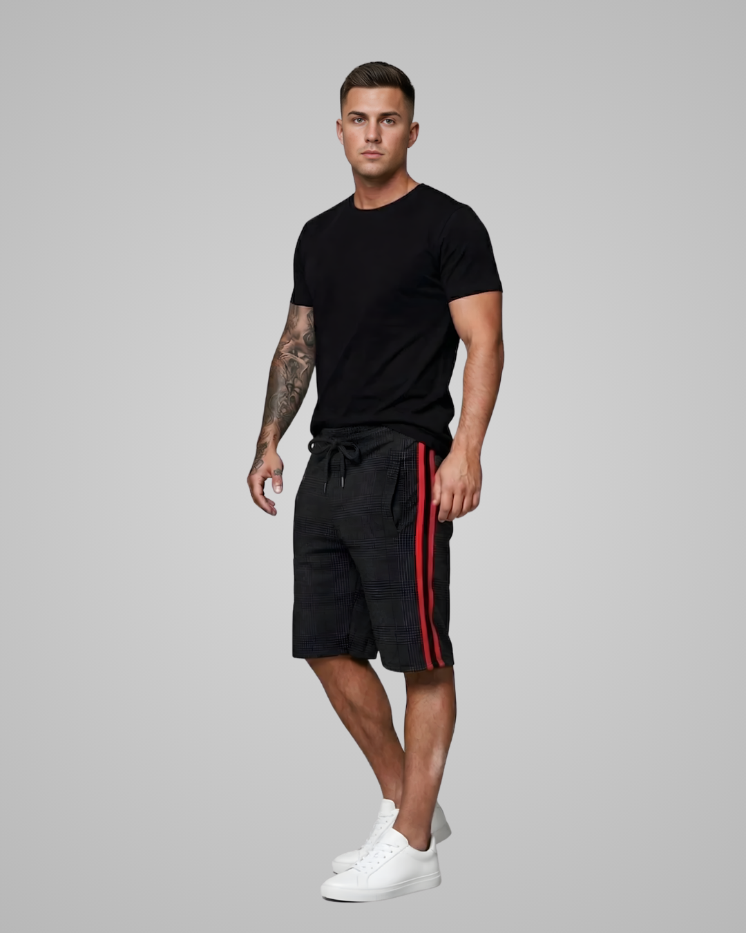 Men's Checkered Summer Shorts
