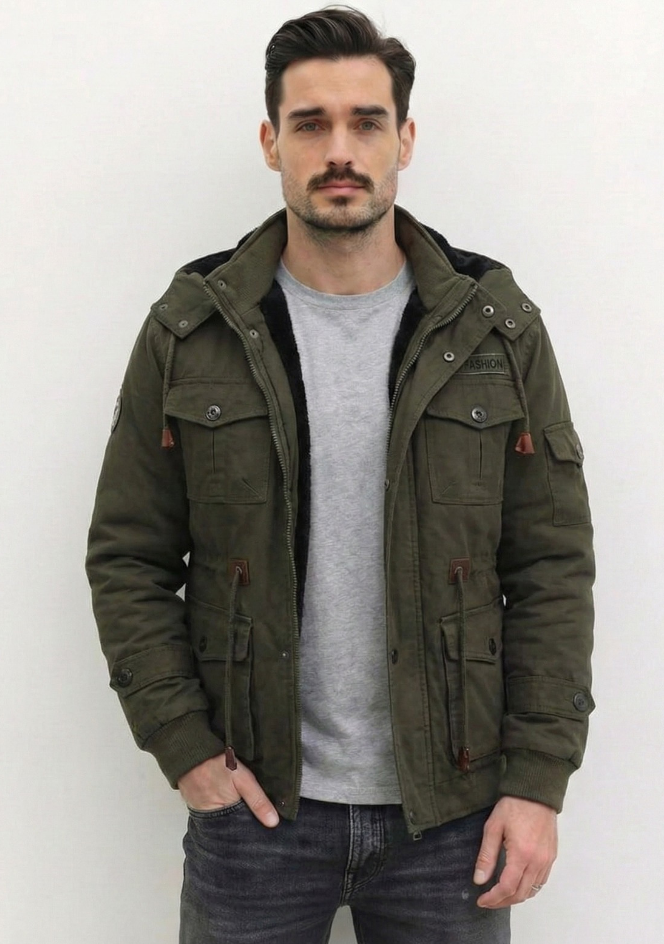 Mens_fleece_lined_spring_military_jacket