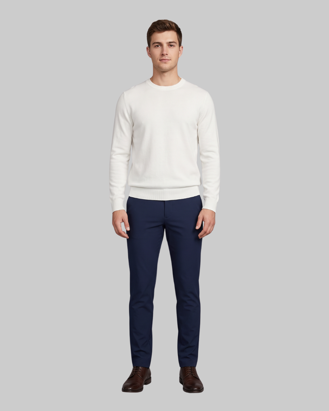 Men's Ankle-Length Tapered Trousers