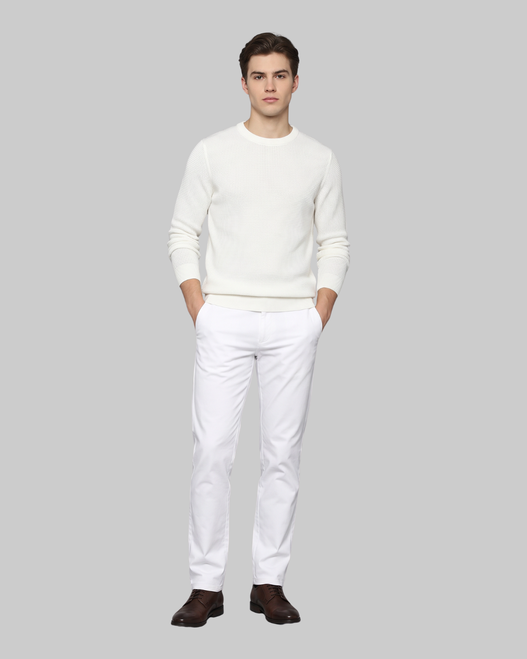 Men's Ankle-Length Tapered Trousers