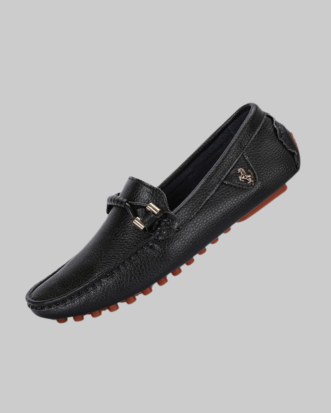 Men's Classic Driving Moccasin Loafers Black