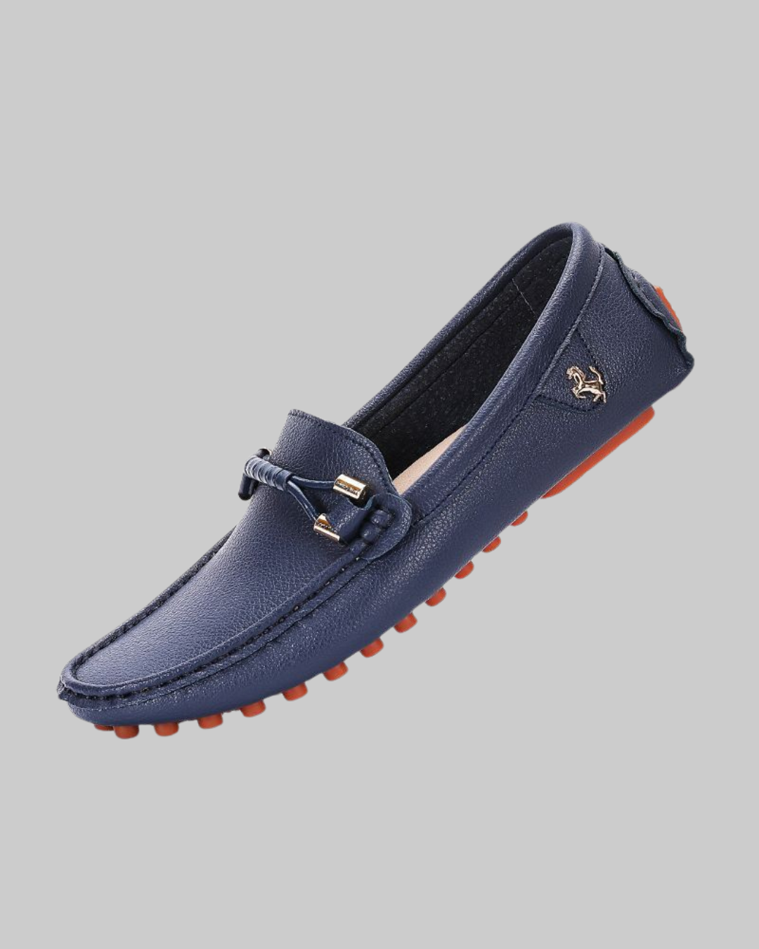 Men's Classic Driving Moccasin Loafers Dark Blue