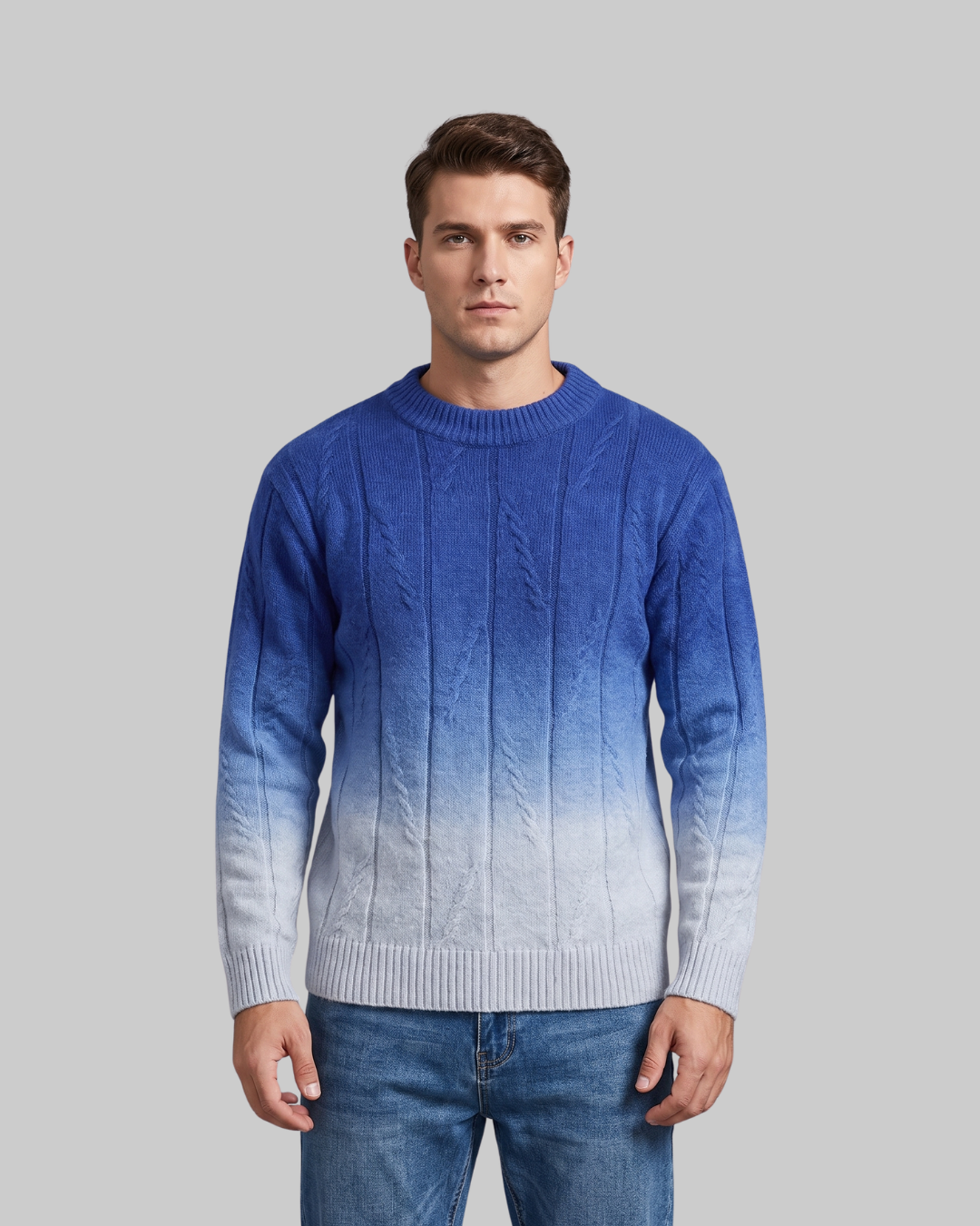Men's Gradient Crewneck Sweater