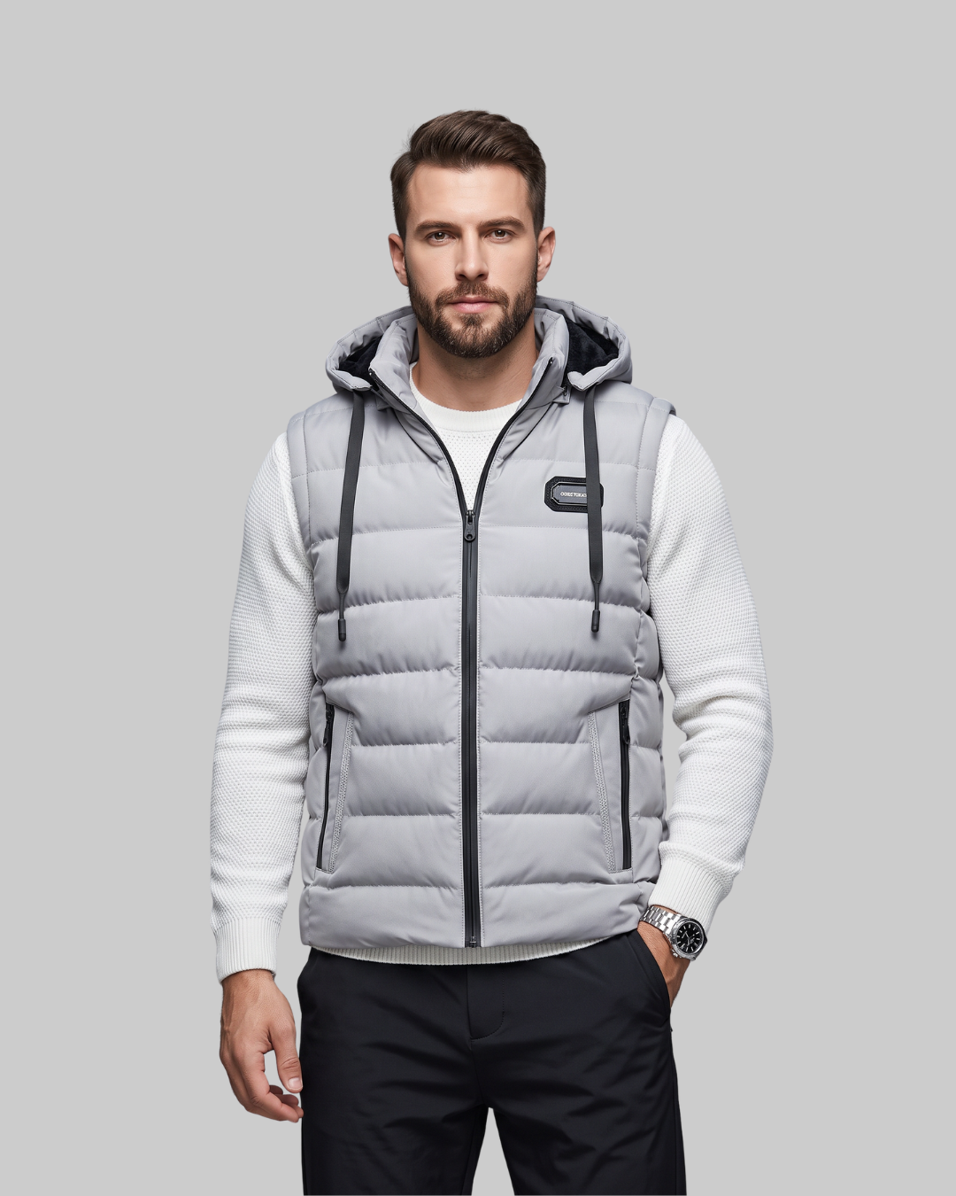 Men's Hooded Puffer Vest