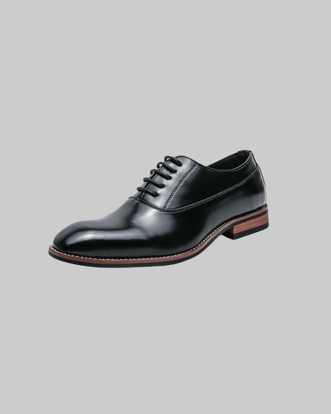 Men's Low Heel Oxford Dress Shoes in back.