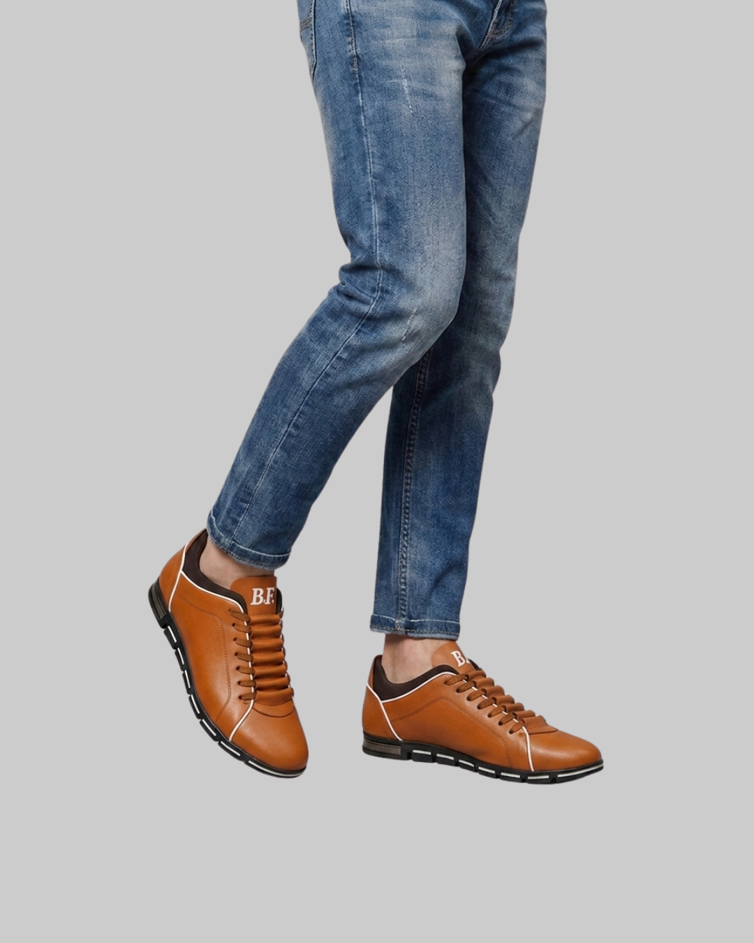 Men's Low Top Lace-Up Sneakers