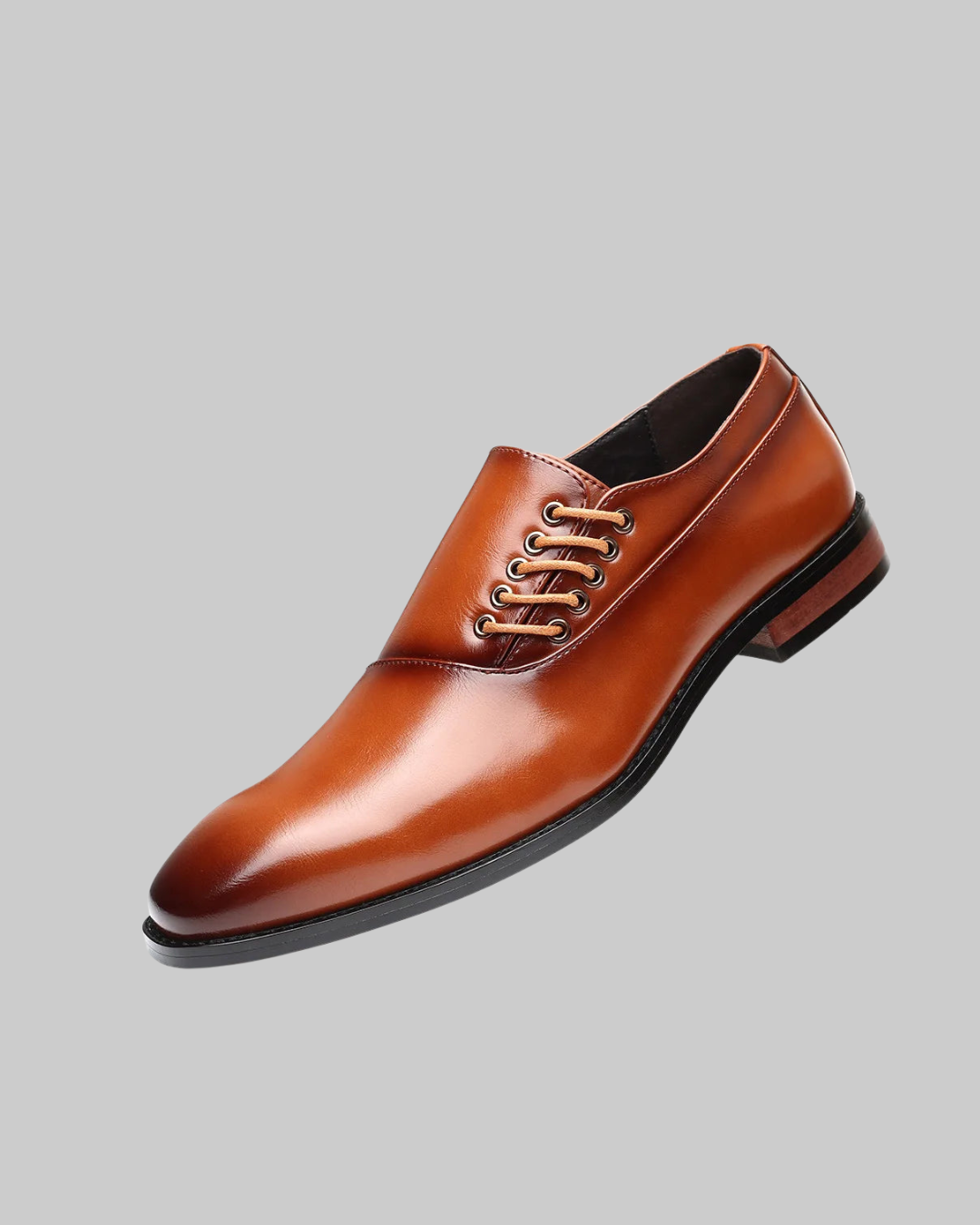 Men's Polished Oxford Dress Shoes in yellow.