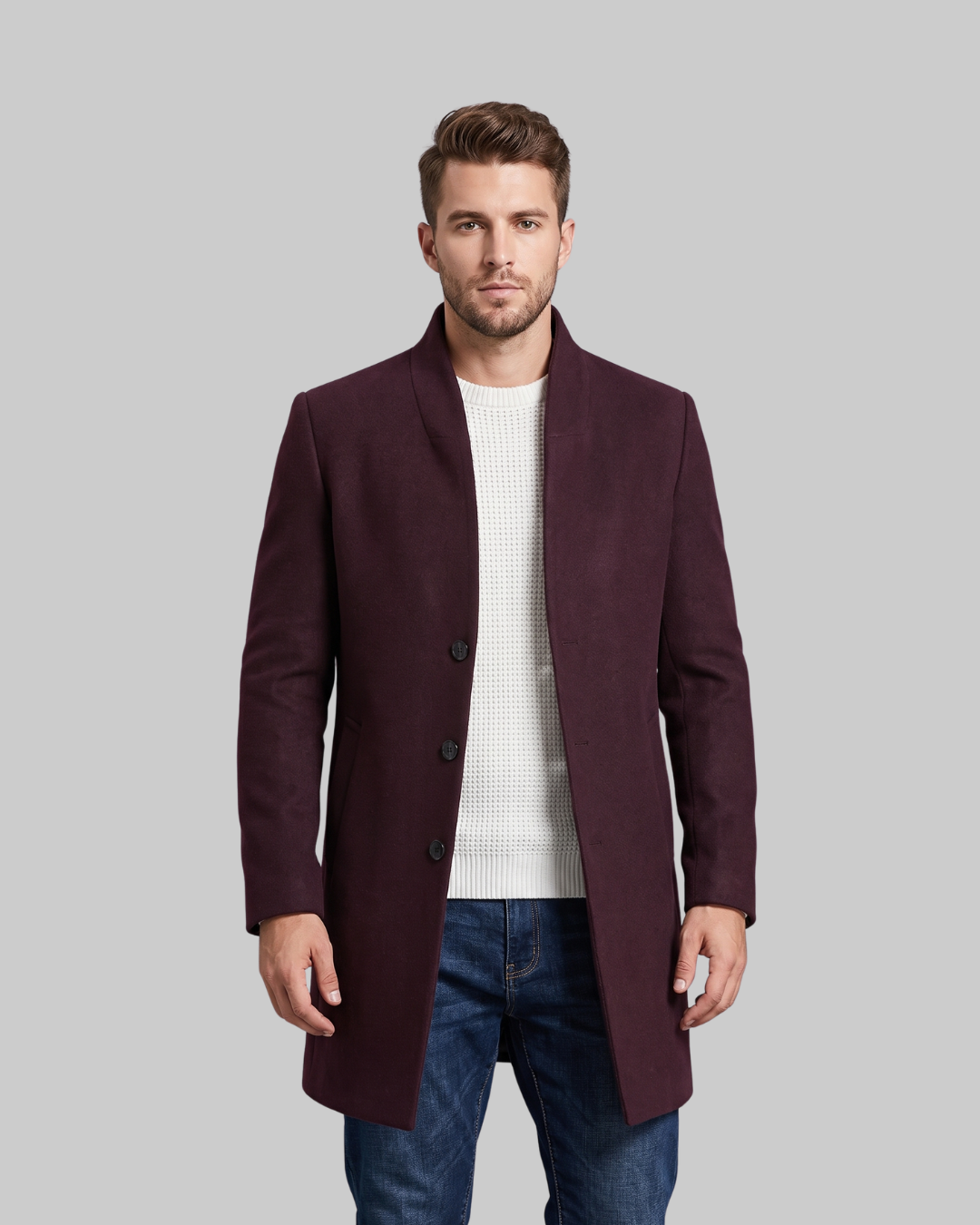 Men's Quilted Insert Tailored Coat