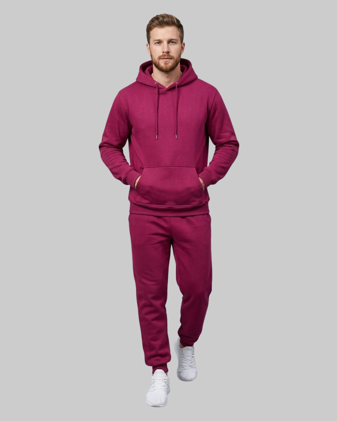 Men's Relaxed Hoodie Tracksuit Set