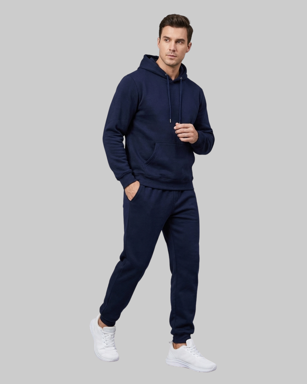 Men's Relaxed Hoodie Tracksuit Set