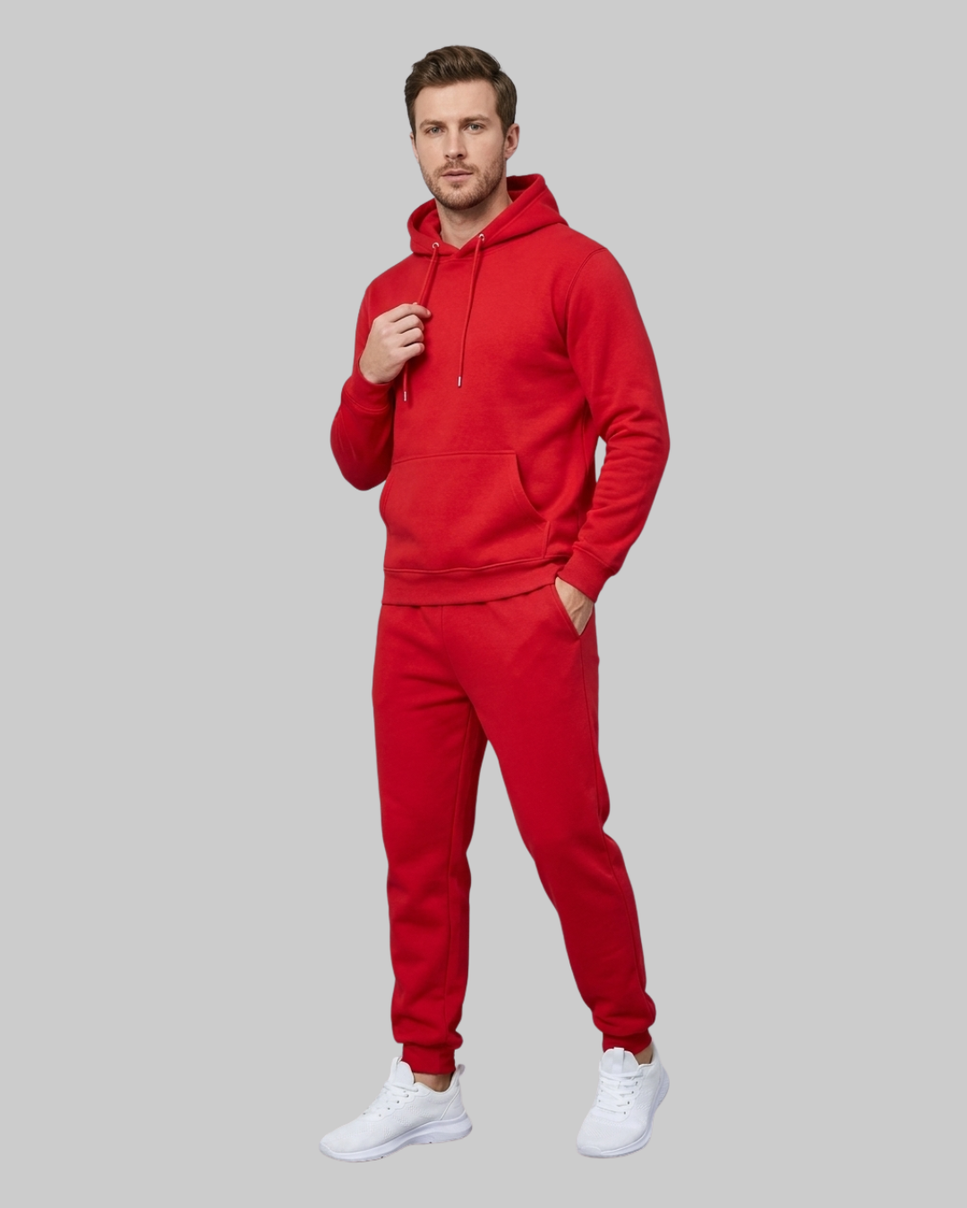 Men's Relaxed Hoodie Tracksuit Set