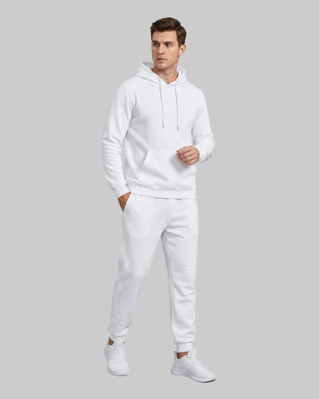 Men's Relaxed Hoodie Tracksuit Set
